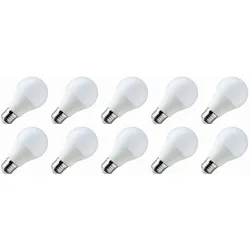 Lighto | LED-Glühbirne | Große Fassung E27 | Standard-Glühbirne | Hell | 60mm | 12W | 10 Stück