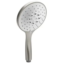 Gessi Origini Antikalk-Handbrause, mit weißem Einsatz, 3-Strahl, 14376147, Farbe: Chrom gebürstet