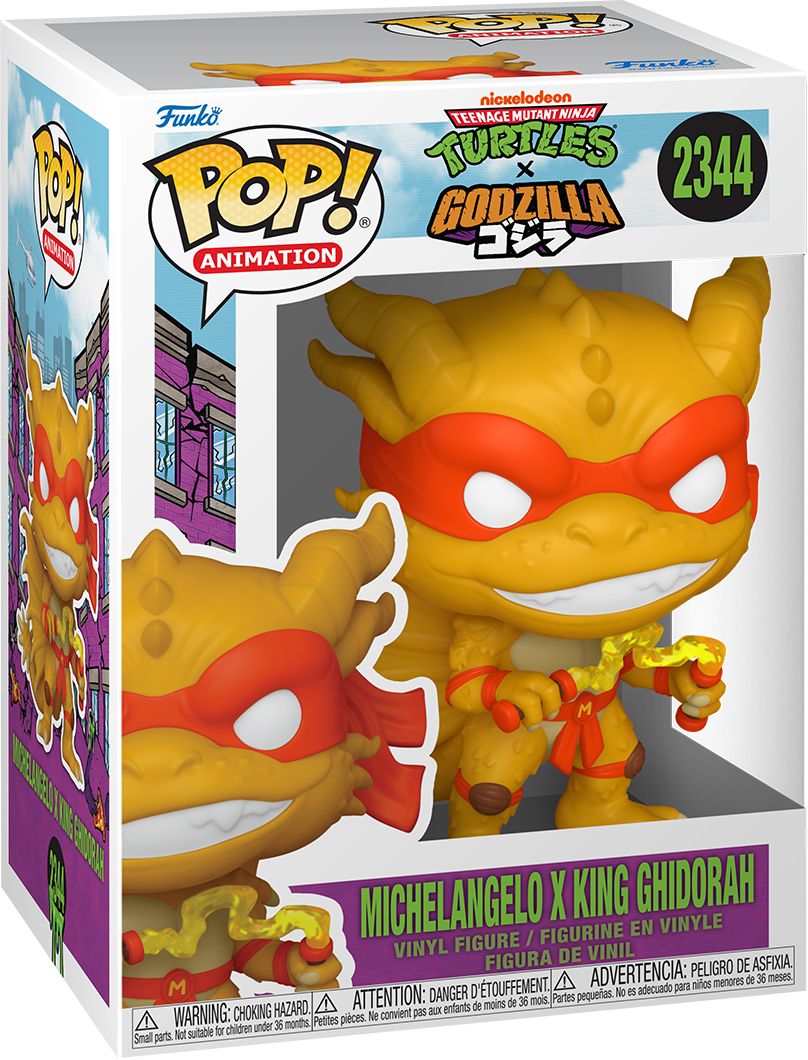 Funko Pop! Animation Michelangelo x King Ghidorah Vinyl Figure #2344