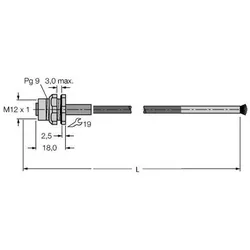 Turck Leitung für Industrial FKSD 841-0.5M