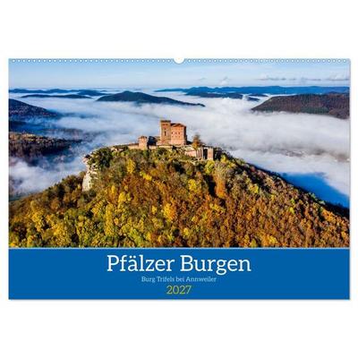 Pfälzer Burgen (Wandkalender 2027 DIN A2 quer), CALVENDO Monatskalender