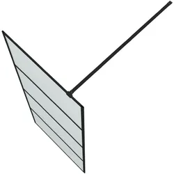 vidaXL, Duschkabine + Duschwand, Winter (Mattiert) (100 cm, 80 cm, 195 cm)