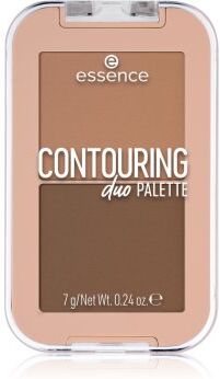 Essence CONTOURING DUO PALETTE palete de cores para contorno de rosto tom 20 Medium 7 g. CONTOURING DUO PALETTE