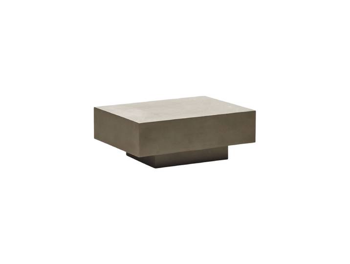 Hochwertiger In-/Outdoor Couchtisch „Rustello“ Grau Kave Home