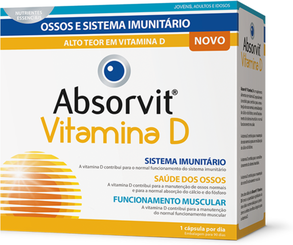 Absorvit Vitamina D Ossos e Sistema Imunitário 90 cápsulas