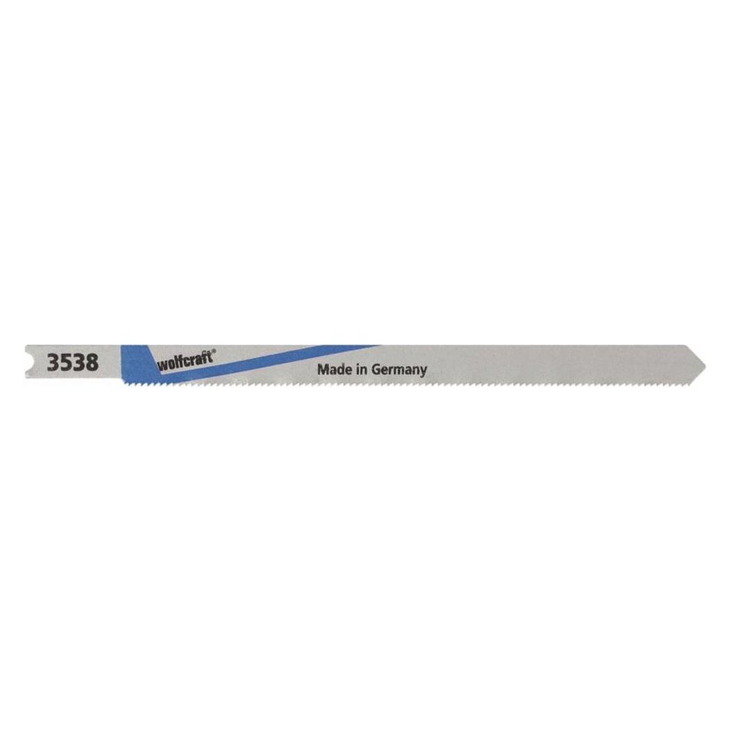 wolfcraft 2 Stichsägeblätter HSS L=130mm U-Schaft (3538000)