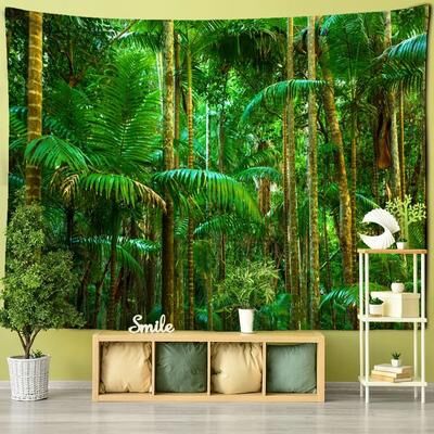 Uplift Picks Forest Tree Wall Tapestry Bohemian Nature Scenery Hanging Decor 18 230x150 Cm