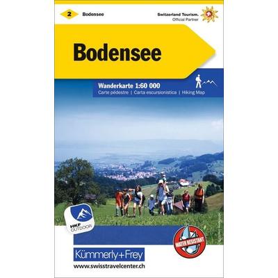 Kümmerly+Frey Wanderkarte 2 Bodensee 1:60.000, Sonstige von , Kümmerly+Frey, 978-3-259-02202-3