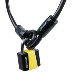 Oxford Loop Lock10 Kabel mit Vorhängeschloss