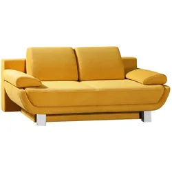 Schlafsofa Xenia Stoff Gelb