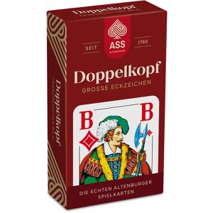 ASS Kartenspiel Altenburger Doppelkopf große Eckzeichen, ab 10 Jahre, 4 Spieler, Französisches Bild