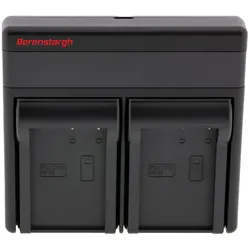 Berenstargh Dual PD Hyper Ladegerät f. Casio NP-90 USB-C in/out Powerbankfunktion (Kamera Akku Ladegerät), Kamera Stromversorgung