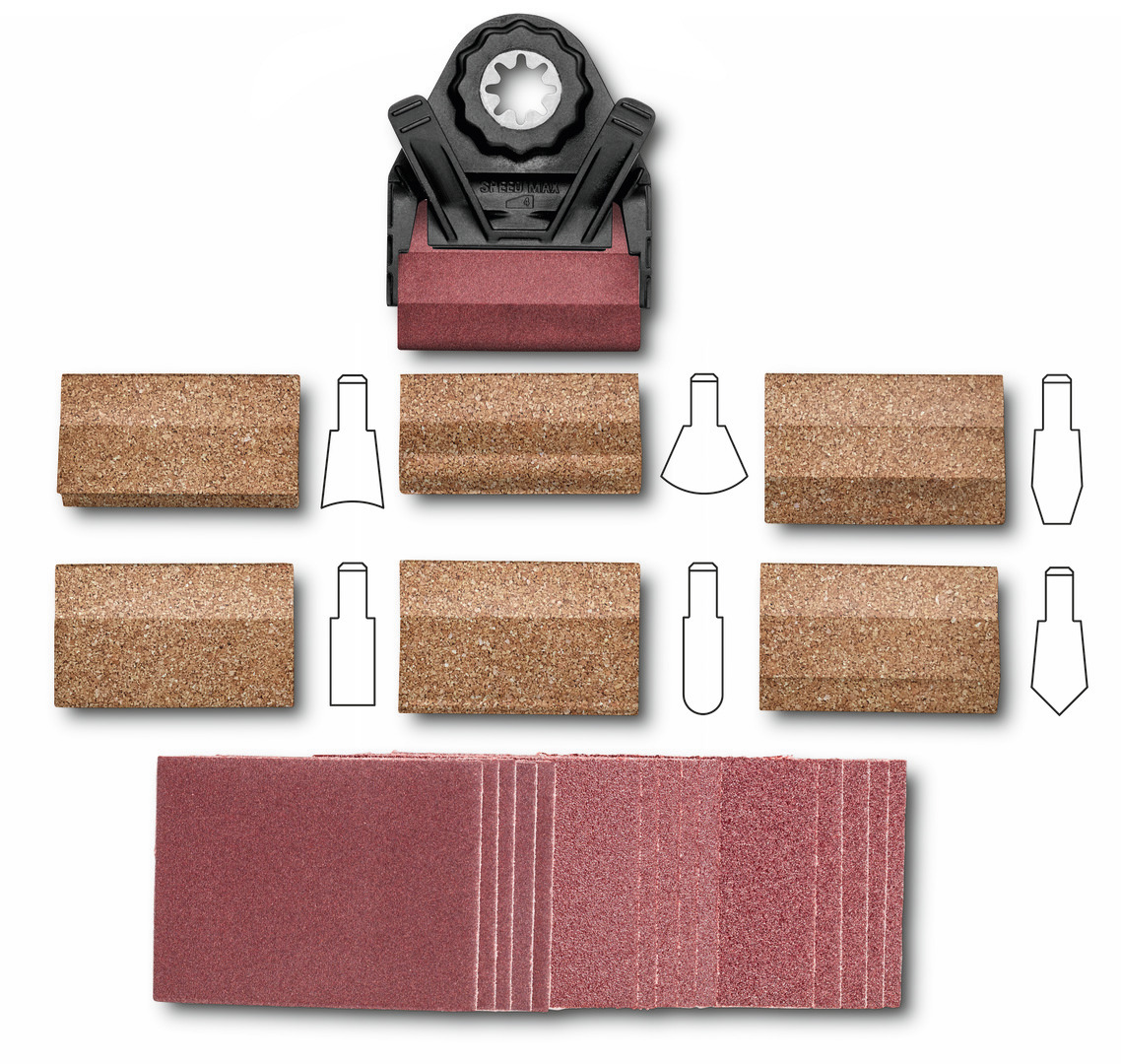 FEIN Profil-Schleifset, Aufnahme SLP 63810031010