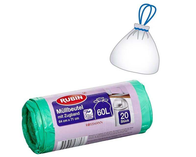 RUBIN Müllbeutel 60,0 l grün 4305615566627