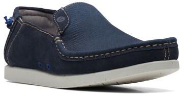 Clarks ShacreLite Step - Mens 7 Navy Slip On Medium