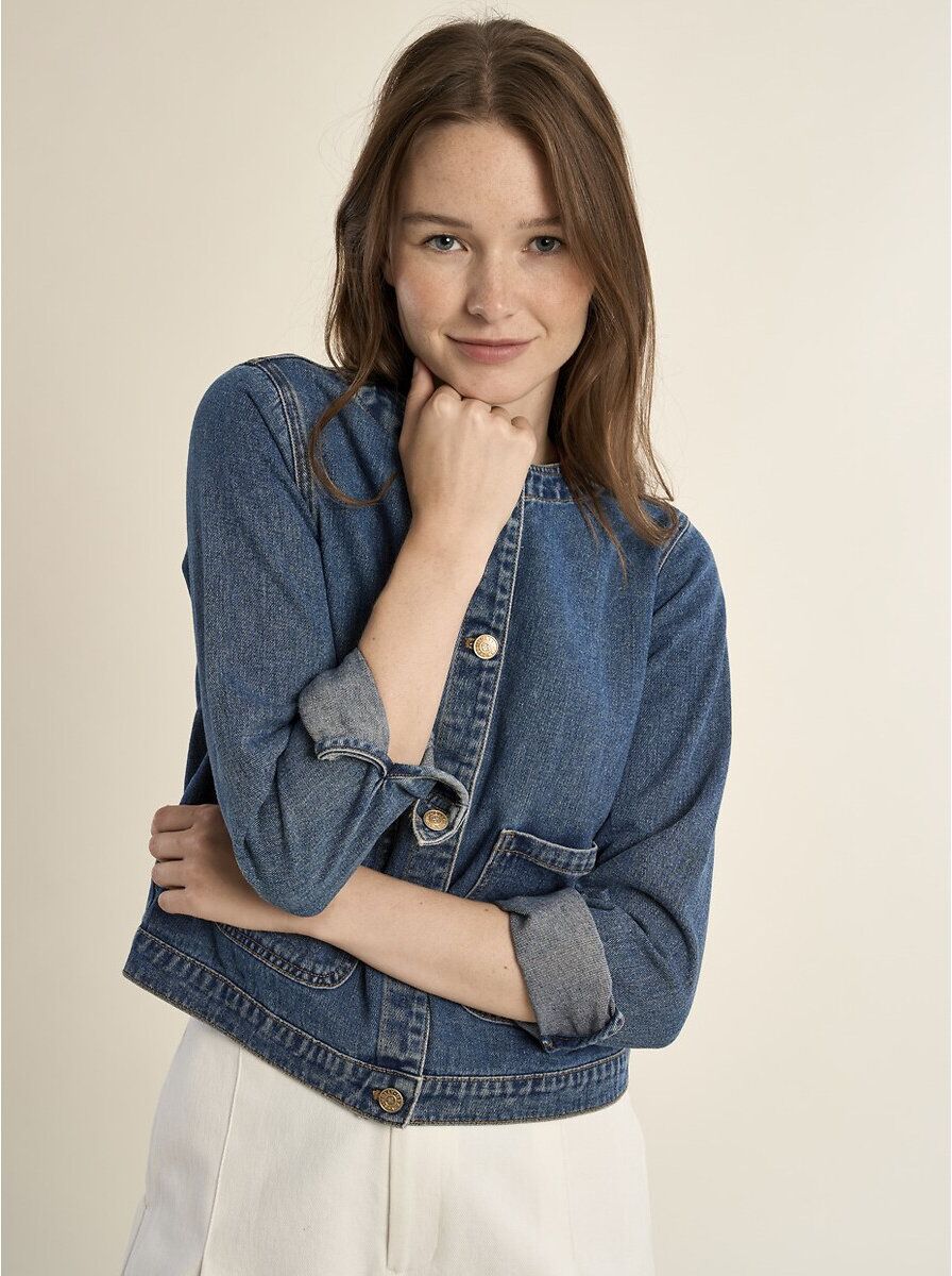 MOLLY BRACKEN Veste en jean manches longues