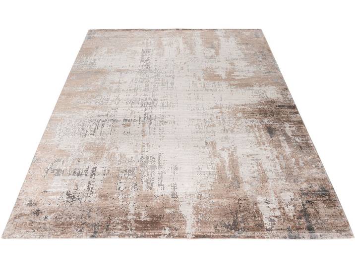 Teppich OBSESSION My Jewel of Obsession 961 , grau (taupe), B:80cm H:7mm L:150cm, Bambusseide, Teppiche, Teppich, modernes abstraktes Design, besonders hohe Materialdichte