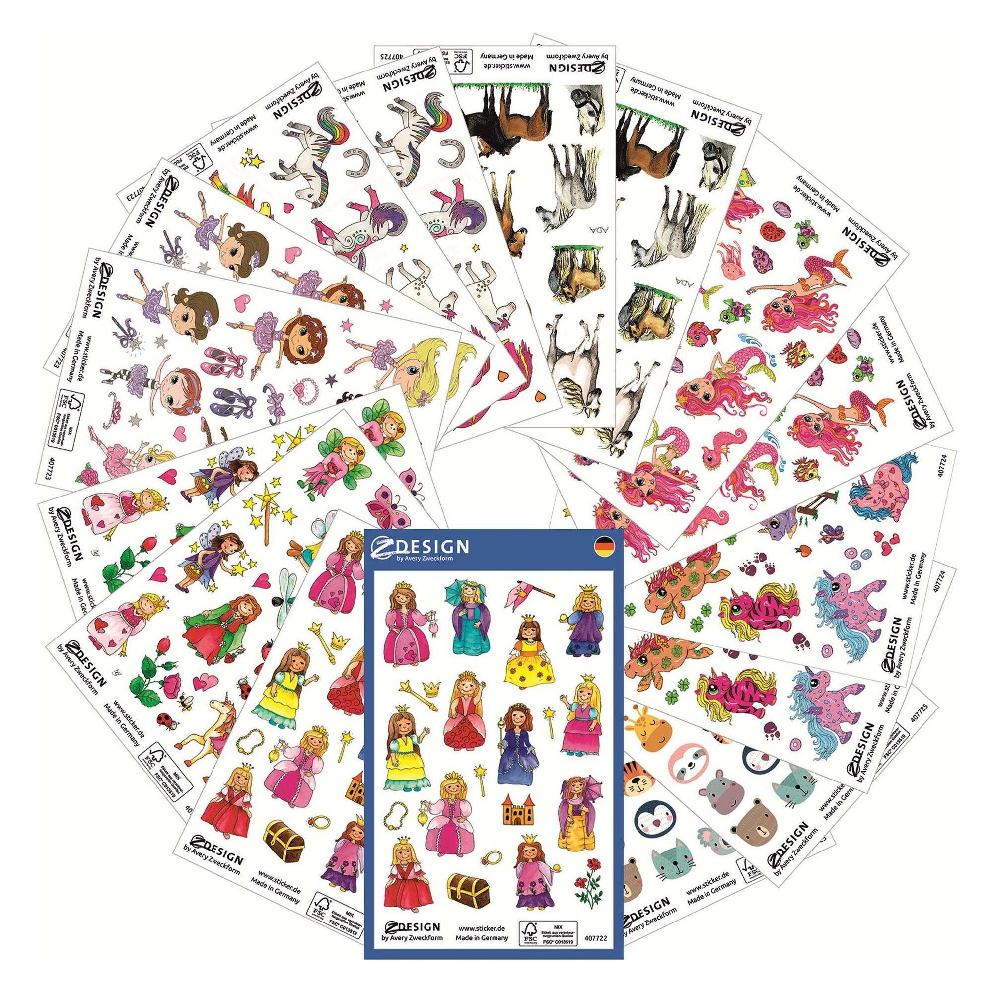 Avery Sortiment Sticker (386 Sticker) (59990)
