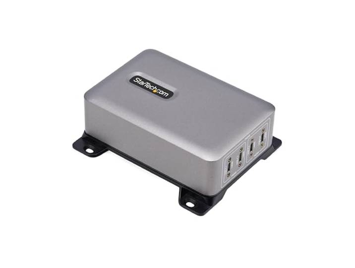 StarTech 4-Port USB-C Oplader, 240W, 140W EPR, PD 3.1, Schroefvergrendeling