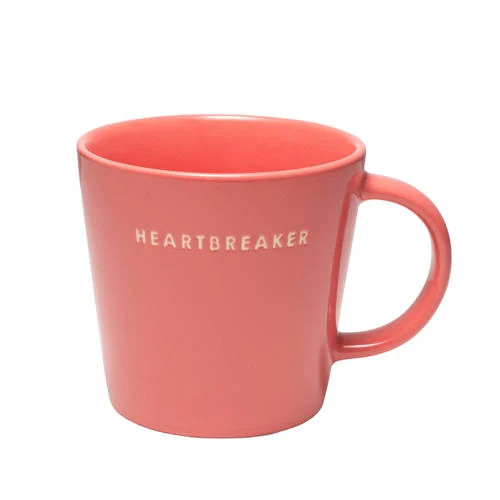 Vondels theemok HEARTBREAKER coral 350 ml