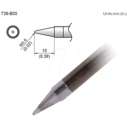 HAK T39-B05 - Aktiv-Lötspitze T39-B05, 0,5 mm, konisch