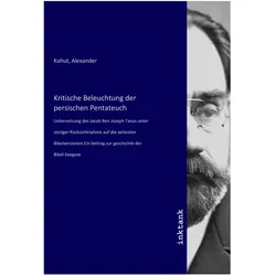 Kritische Beleuchtung der persischen Pentateuch, Belletristik