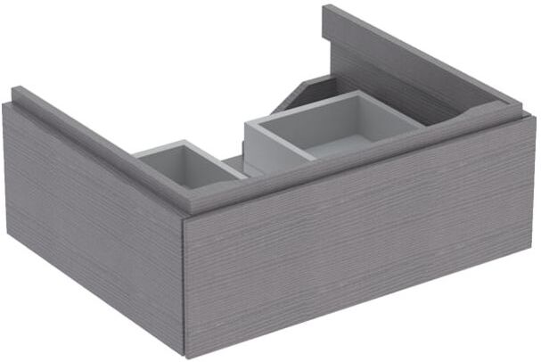Geberit Xeno² Waschtisch-Unterschrank 500505431 58x22x46,2cm, strukturiert/sculturagrau, mit Schublade