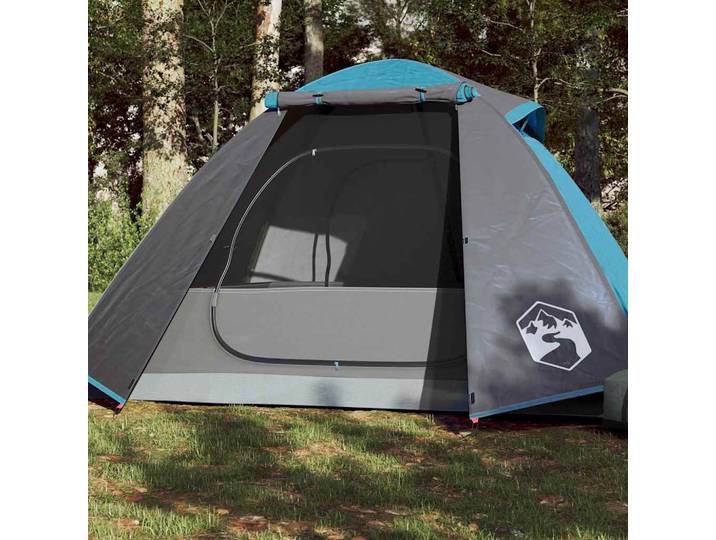 vidaXL Kuppel-Campingzelt 2 Personen Blau Wasserdicht
