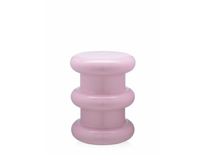 Kartell Taburett Pilastro rosa, Designer Ettore Sottsass, 46 cm