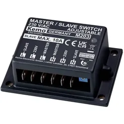 Kemo M203 Master Slave Schalter Baustein 230 V/AC (Schalter), Elektronikmodul