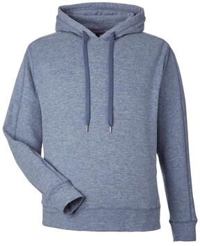J America 8740JA Jam Adt Electric Flc Hood T-Shirt in Midnight size Medium   90% polyester, 10% spandex