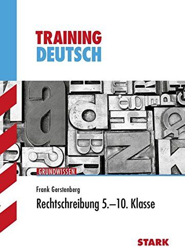 Frank Gerstenberg - Training - Deutsch Rechtschreibung 5.-10. Klasse - Preis vom 09.10.2026 07:28:09 h