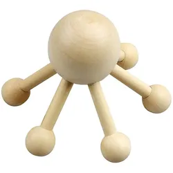 4x Creativ Company, Massagegerät, Holz Massagespinne