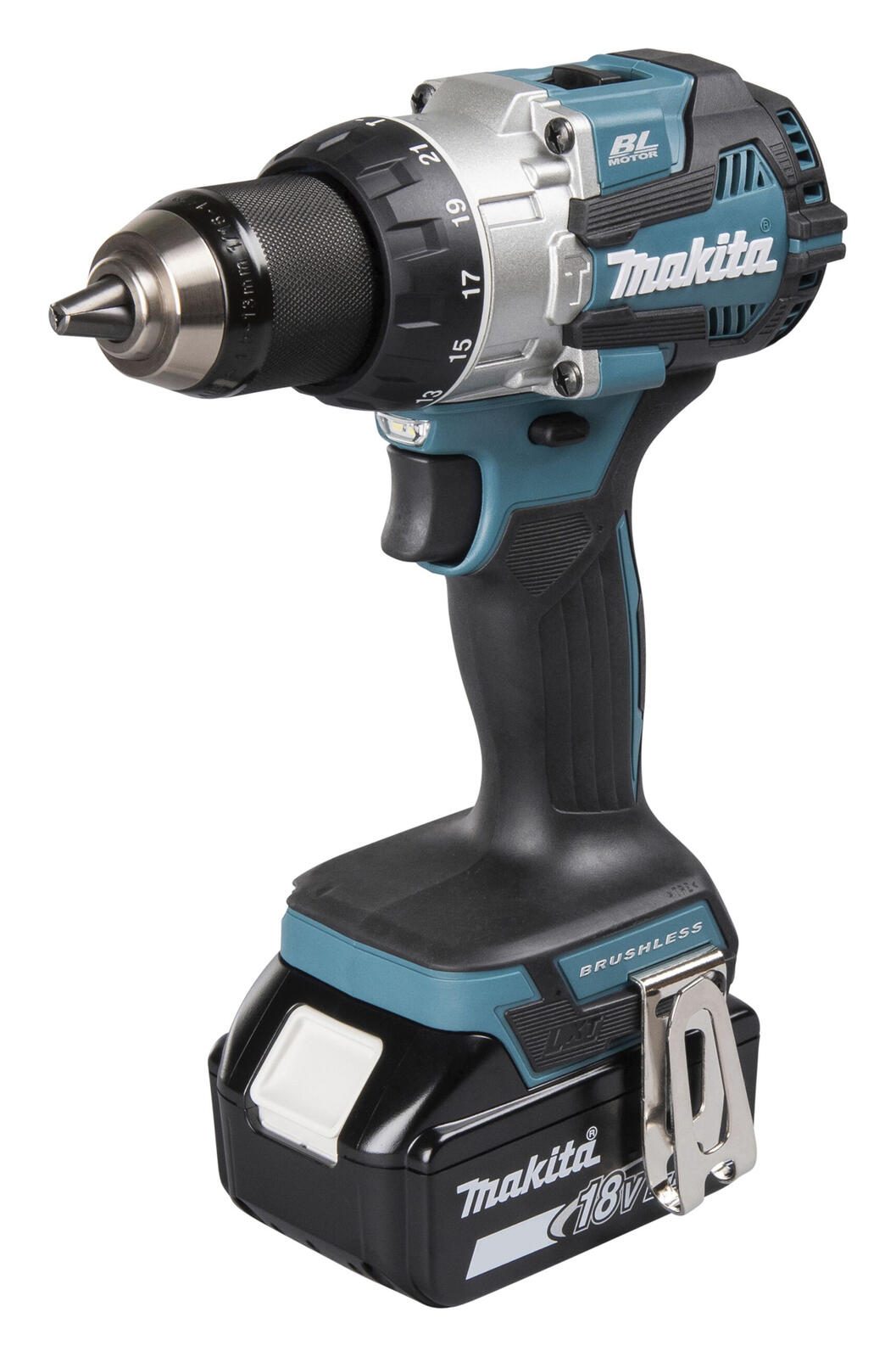 makita DHP489RTJ Akku-Schlagbohrschrauber 18,0 V, mit 2 Akkus