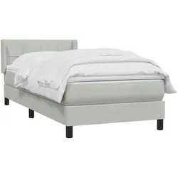 vidaXL, Boxspringbett, Kamonar (Block mit Quadraten) (80 x 220 cm)