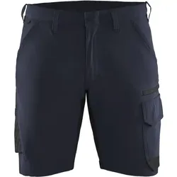 Stretch Service-Shorts "1423" - C48 - marine/schwarz