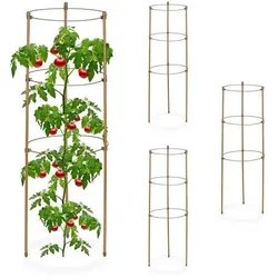 relaxdays 4er-Set Rankhilfe 60 cm