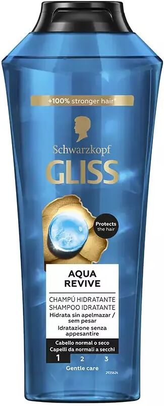 Schwarzkopf Gliss Aqua Revive Moisturizing Shampoo 400 ml