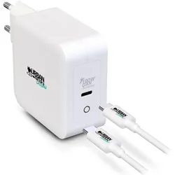 Urban Factory Gan 100w USB-C Power Supply Eco-Friendly (100 W, 1 Port), USB Ladegerät, Weiss