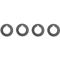 Fräsdornring-Set 4-teilig, 16 mm