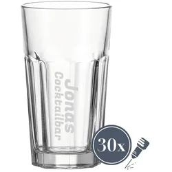 Longdrinkglas ROCK XL 540 ml Name vertikal 30 Stück