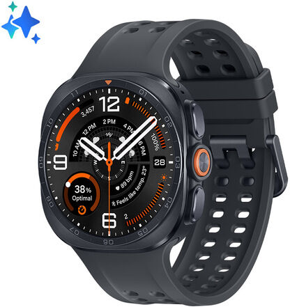 Samsung Galaxy Watch Ultra2, 47 mm, Titanium Gray, LTE, design resistente, 800mAh, IP69K, luminosità 5000nit, trail run, diving, 10 ATM, SOS, punteggio e