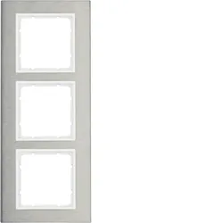Berker 10133609 Rahmen 3fach senk E-St B.7 E-St/pw