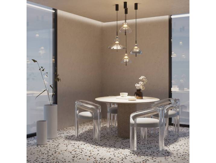 Maytoni Hängelampe Bangkok, schwarz, für Wohn- / Esszimmer, Metall, Modern