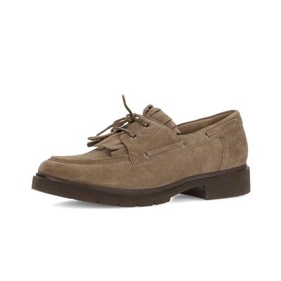 Mokassin GABOR "Mokassin", Damen, Gr. 35, braun, Schuhe Mokassin