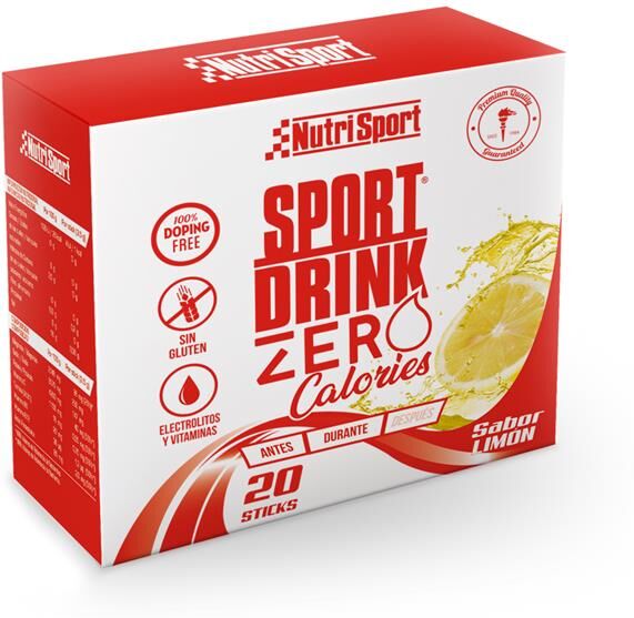NutriSport Zero Calorías Limón 20 Sticks