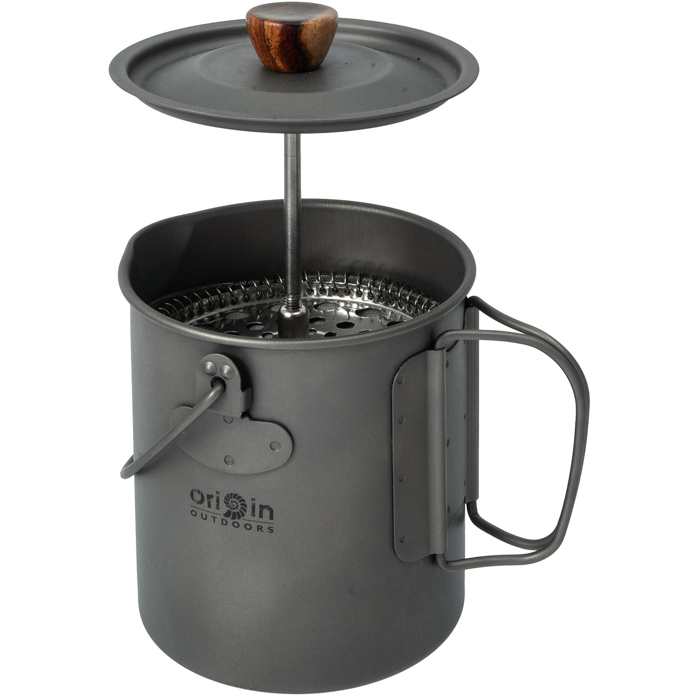 Origin Outdoors 3in1 Titan French Press Camping Kochgeschirr grau Größe 0.75L