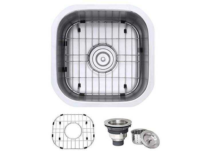 Ruvati Parma Unterbau 16 Gauge Küche Spüle Single Schüssel, RVM4138