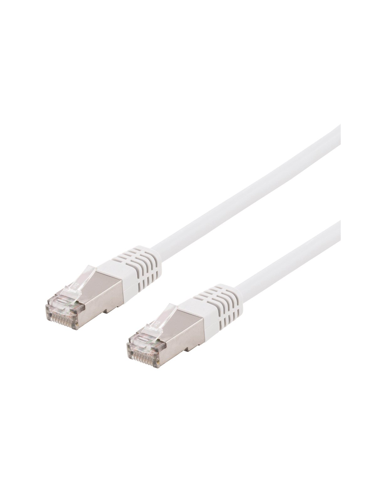 Deltaco STP-603VAU - patch cable - 30 cm - white - Weiß - 0.3m