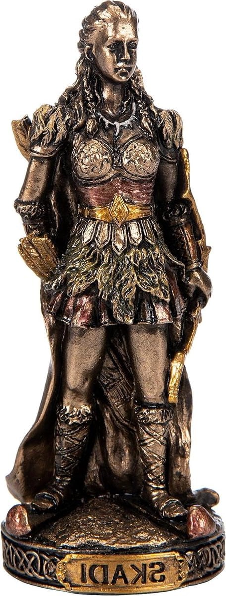 Handgeschilderd Brons Miniatuur Beeld Mythologische Figuur voor Woning Decoratie, Hoogte: 8.5 cm